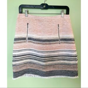 Ann Taylor LOFT tweed mini skirt